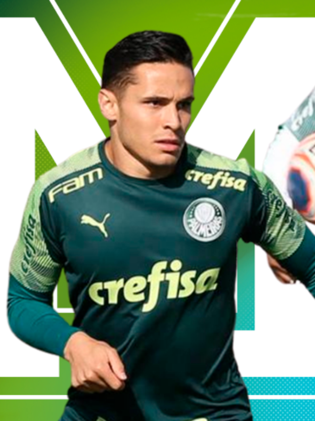 Ein Mann in einem grünen T-Shirt und einer grün-weißen Jersey mit der Nummer 19 läuft mit einem Fußball, sieht konzentriert und entschlossen aus, mit dem Text "Match Attax Champions League 2019/20" unten.