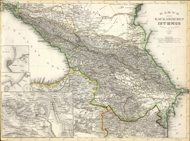 Eine alte Karte des Königreichs Iran aus dem Jahr 1856, gerahmt und mit den Provinzen Irans und Iraks dargestellt.