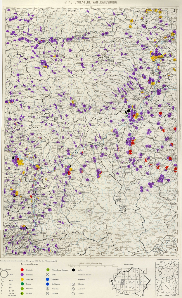 Ein Plakat mit einer Karte von Deutschland, auf der farbige Punkte über das Land verteilt sind, begleitet von Text und Zahlen unten, die bevölkerungsdaten angeben.