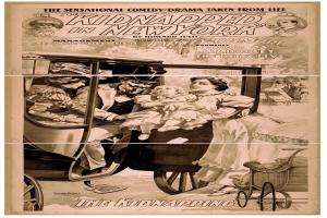 Plakat für den Film *Entführt in New York* zeigt eine Gruppe besorgter Menschen in einem Fahrzeug, mit dem Titel überall und einem ernsten, ged├Ąmpften Farbschema.